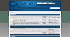 Desktop Screenshot of hififorum.nl