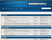 Tablet Screenshot of hififorum.nl